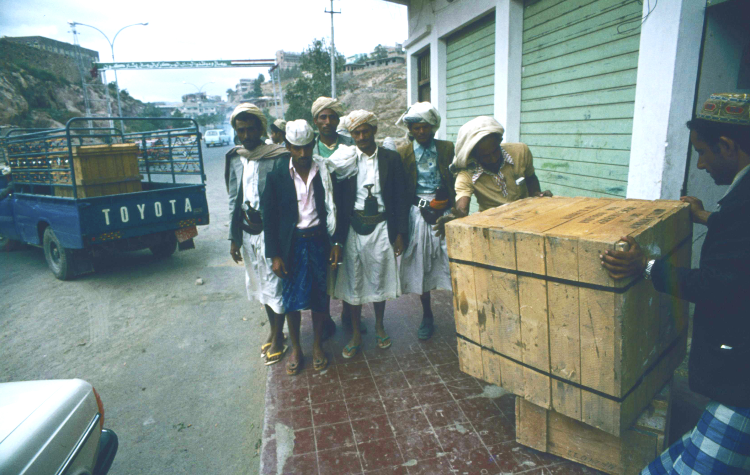 En kværn på vej til landsbyen